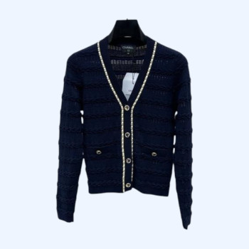 [ Chanel ] 샤넬 CC 체인 니트 가디건