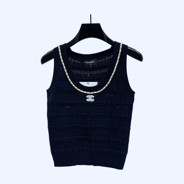 [ Chanel ] 샤넬 CC 체인 니트 나시