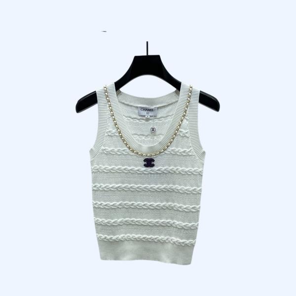 [ Chanel ] 샤넬 CC 체인 니트 나시