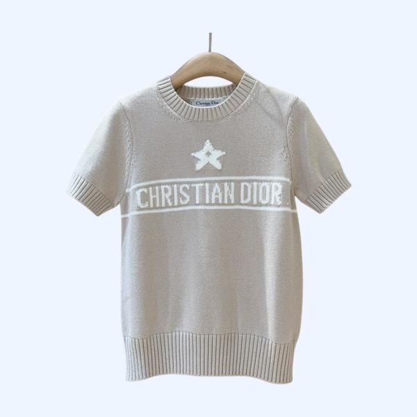 [ Dior ] 디올 라운드 반팔 니트