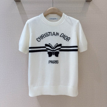 [ Dior ] 디올 라운드 반팔 니트