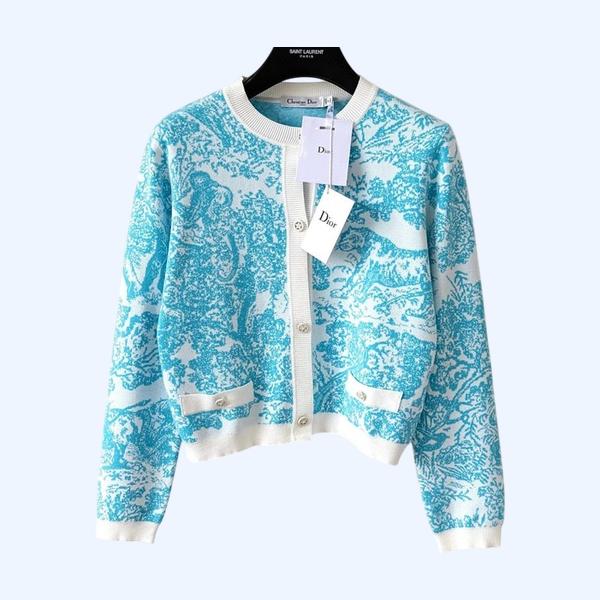 [ Dior ] 디올 라운드 니트 가디건