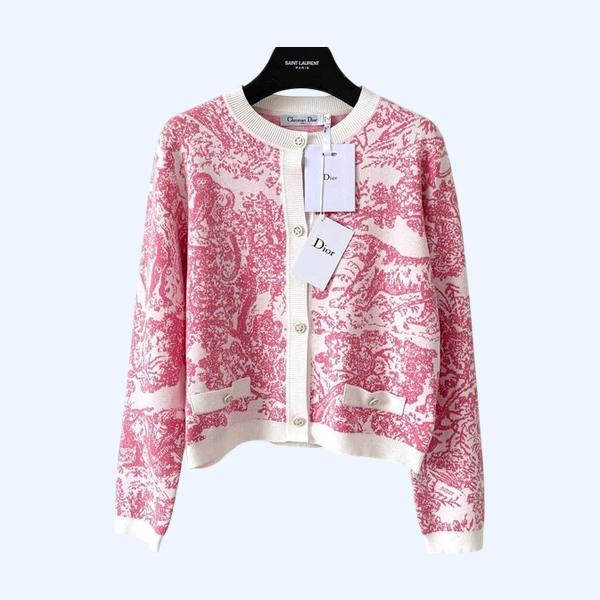 [ Dior ] 디올 라운드 니트 가디건