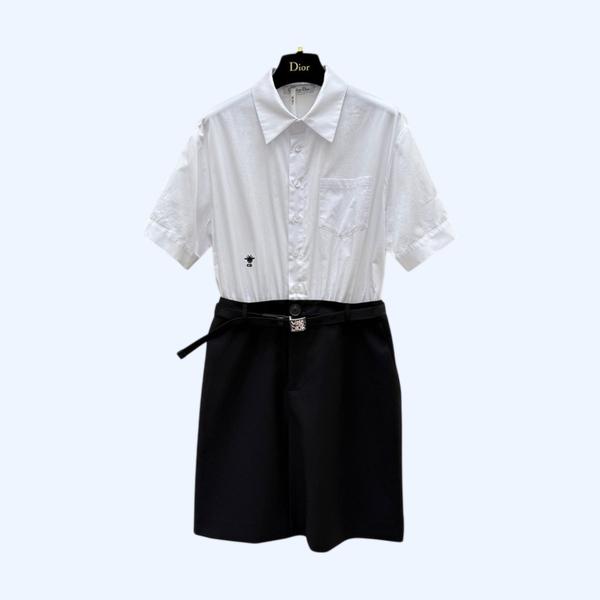 [ Dior ] 디올 셔츠 벨트 원피스