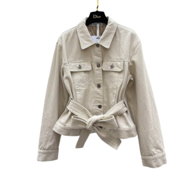 [ Dior ] 디올 데님 카라 벨트 자켓