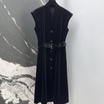 [ Dior ] 디올 벨벳 벨트 원피스