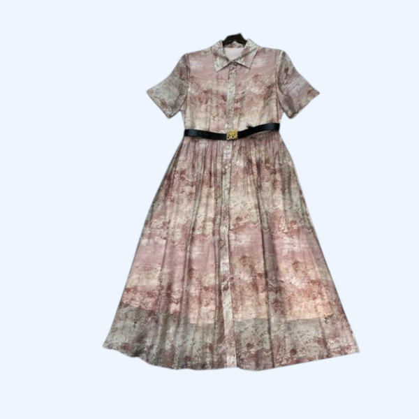 [ Dior ] 디올 카라 벨트 원피스