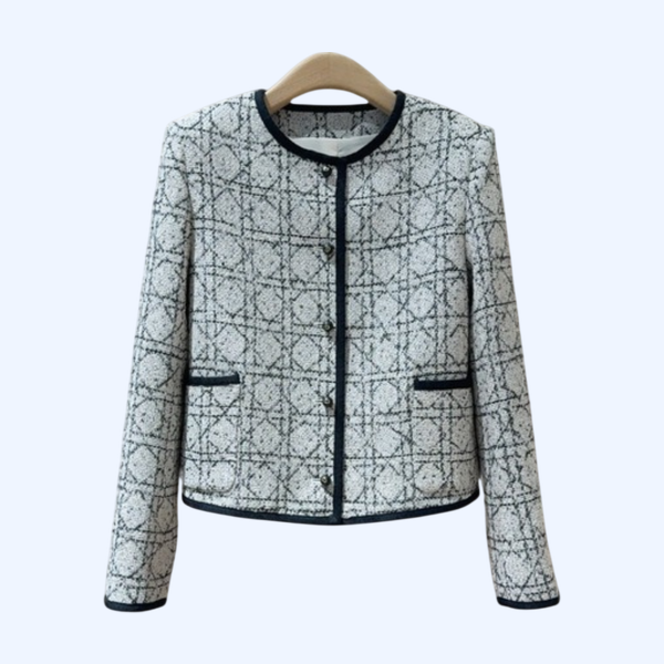 [ Dior ] 디올 체크 라운드 자켓