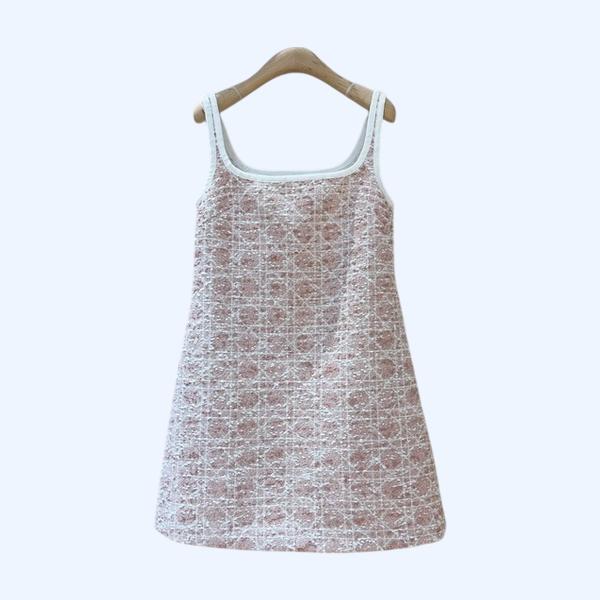 [ Dior ] 디올 체크 나시 원피스