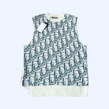 [ Dior ] 디올 로고 울 니트 베스트