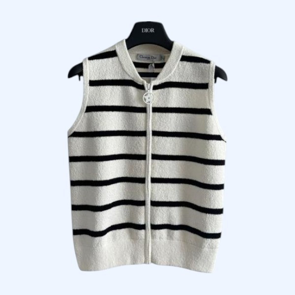 [ Dior ] 디올 스트라이프 집업 베스트