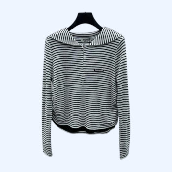 [ Miu Miu ] 미우미우 스트라이프 니트