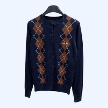 [ Miu Miu ] 미우미우 퀼팅 울 니트 가디건