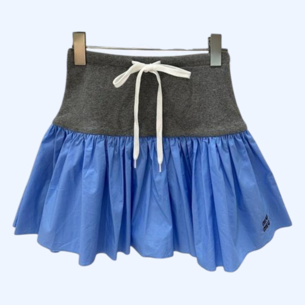 [ 미우미우 ] 25ss 순면 스커트