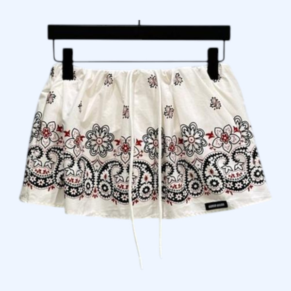 [ Miu Miu ] 미우미우 스트링 미니 스커트