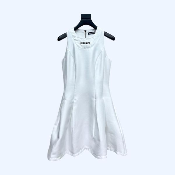 [ Miu Miu ] 미우미우 벌룬 미니 원피스