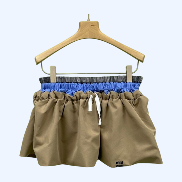 [ Miu Miu ] 미우미우 밴딩 벌룬 스커트