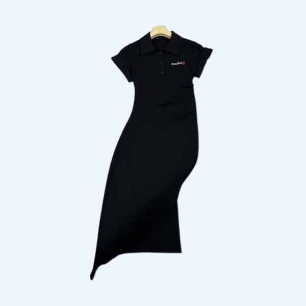 [ 미우미우 ] 25ss 카라 롱 원피스