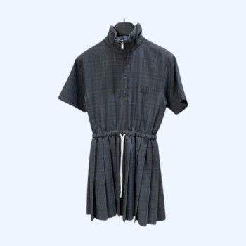 [ Miu Miu ] 미우미우 체크 스트링 원피스