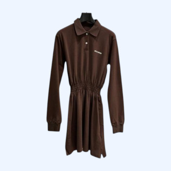 [ Miu Miu ] 미우미우 카라 밴딩 원피스