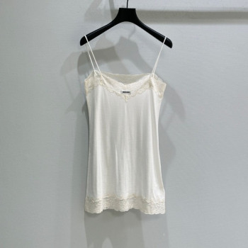 [ Miu Miu ] 미우미우 레이스 나시 원피스