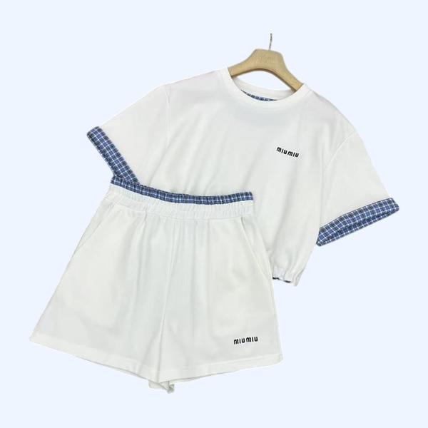 [ Miu Miu ] 미우미우 크롭 스트링 세트