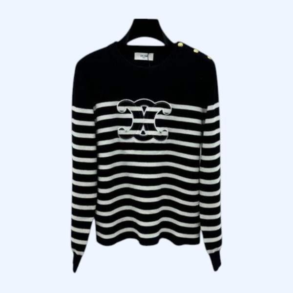 [ Celine ] 셀린느 스트라이프 니트
