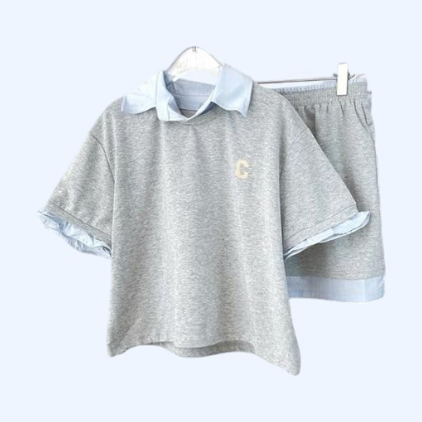 [ 셀린느 ] 25ss 배색 트레이닝 세트