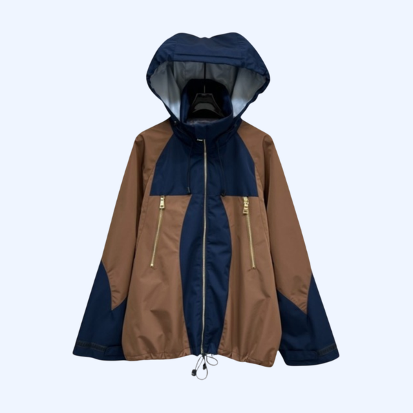 [ Prada ] 프라다 배색 후드 집업 자켓