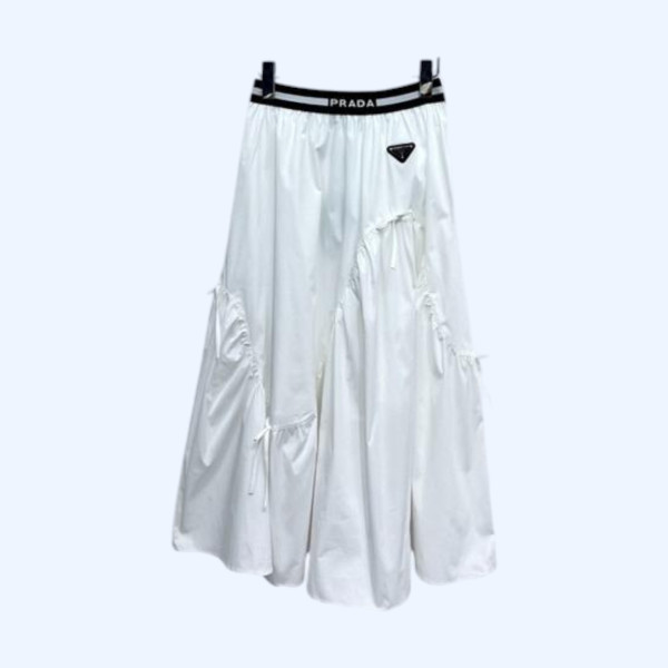 [ Prada ] 프라다 밴딩 롱 스커트