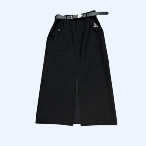 [ Prada ] 프라다 테일러드 투포켓 스커트