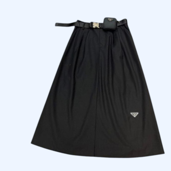 [ Prada ] 프라다 벨트 스커트