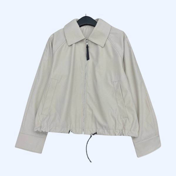 [ Loro Piana ] 로로피아나 카라 집업 자켓