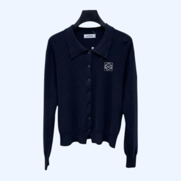 [ Loewe ] 로에베 카라 니트 가디건
