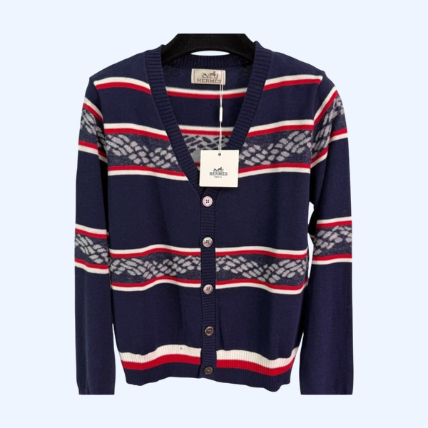 [ Hermes ] 에르메스 스트라이프 가디건