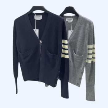 [ Thom Browne ] 톰브라운 울 니트 가디건