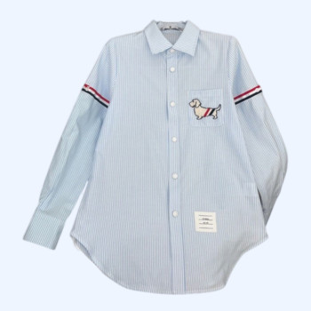 [ 톰브라운 ] 25ss 스쿨룩 자수 셔츠