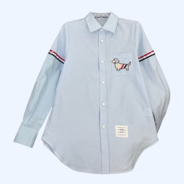 [ 톰브라운 ] 25ss 스쿨룩 자수 셔츠