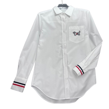 [ 톰브라운 ] 25ss 스쿨룩 자수 셔츠