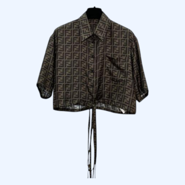 [ Fendi ] 펜디 로고 카라 셔츠