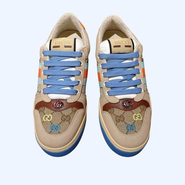 [ Gucci ] 구찌 GG 스크리너 웹 스니커즈