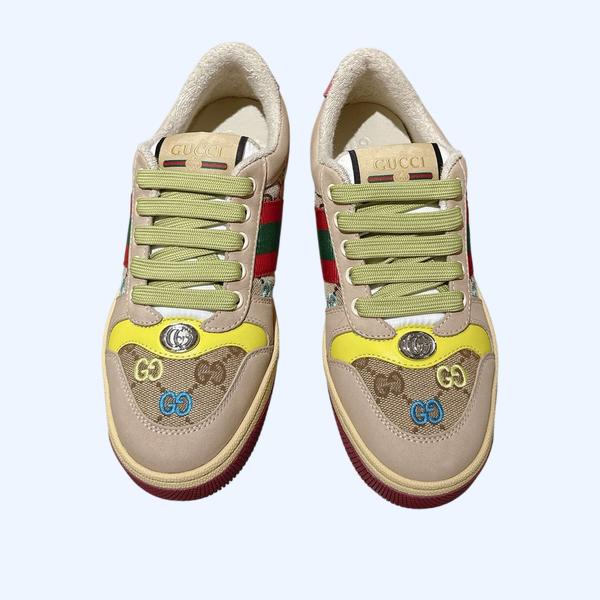 [ Gucci ] 구찌 GG 스크리너 웹 스니커즈