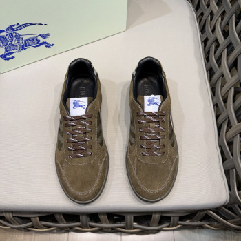 [ Burberry ] 버버리 레더 체크 테라스 스니커즈