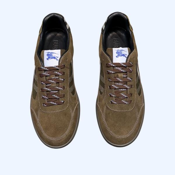 [ Burberry ] 버버리 레더 체크 테라스 스니커즈