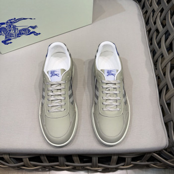 [ Burberry ] 버버리 레더 체크 테라스 스니커즈