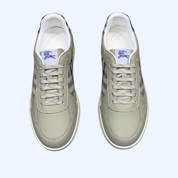 [ Burberry ] 버버리 레더 체크 테라스 스니커즈