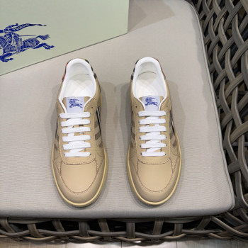 [ Burberry ] 버버리 레더 체크 테라스 스니커즈