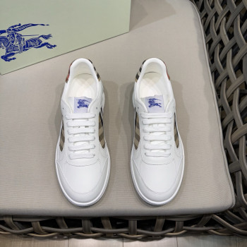 [ Burberry ] 버버리 레더 체크 테라스 스니커즈