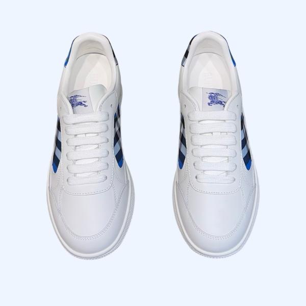 [ Burberry ] 버버리 레더 체크 테라스 스니커즈