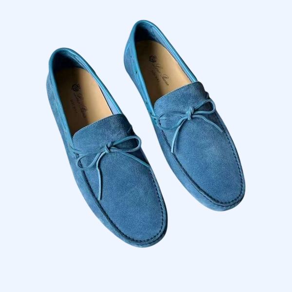 [Loro Piana] 로로피아나 도트 솔 워크 모카신